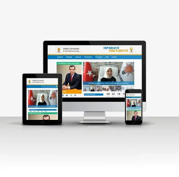 AKP Aday Tanıtım Sitesi V2 — Ürünler — Konya Web Tasarım