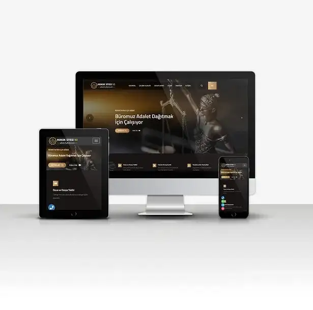 Hukuk Sitesi V2 (Sınırsız Dil) — Ürünler — Konya Web Tasarım