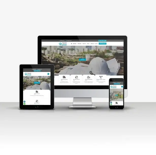 İnşaat Sitesi V8 (TÜM SEKTÖRLERE UYGUNDUR) — Ürünler — Konya Web Tasarım