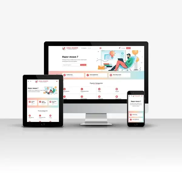 Sanal Akademi Sitesi V1 (Online Kurs Sistemi) — Ürünler — Konya Web Tasarım
