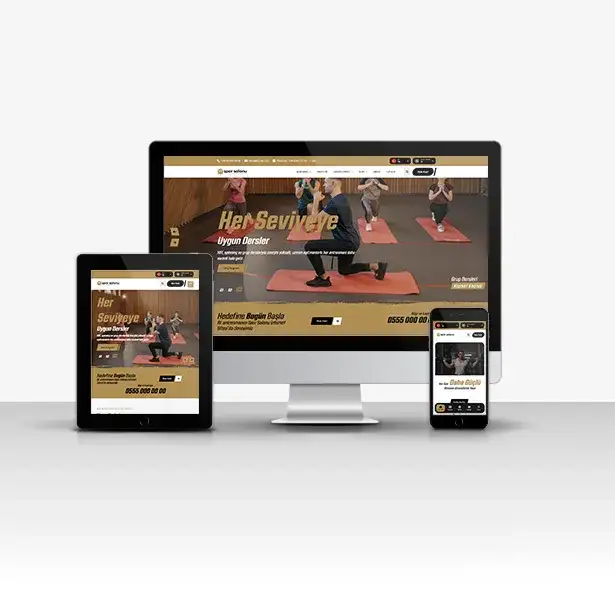 Spor Salonu V2 (Premium Gym Tema) — Ürünler — Konya Web Tasarım