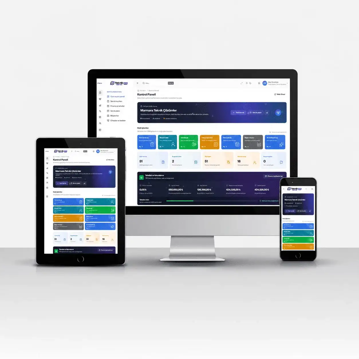 Teknik Servis - CRM V2 (AI Destekli) — Ürünler — Konya Web Tasarım